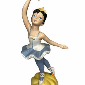 Vintage Atlantic Mold Ceramic Ballerina Figure 10” RARE Minor Chips